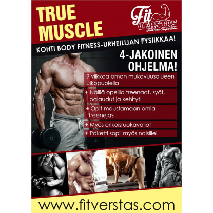 True Muscle 4-jakoinen ohjelma