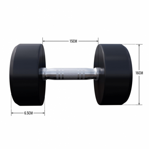 Pro kiinteä käsipaino 2,5kg - 40kg Pro kiinteä käsipaino 2,5kg - 40kg