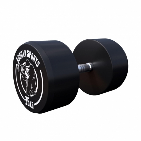 Pro Kiinteä Käsipaino 2,5kg - 40kg Valurauta/Kumi Pro Kiinteä Käsipaino 2,5kg - 40kg Valurauta/Kumi