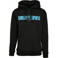 Gorilla Sports Huppari, S-XXXL, Puuvilla/Polyesteri, Unisex, Musta/Sininen