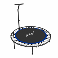 Fitness trampoliini 110 cm kahvatangolla – Minitrampoliini kotitreeniin, sininen