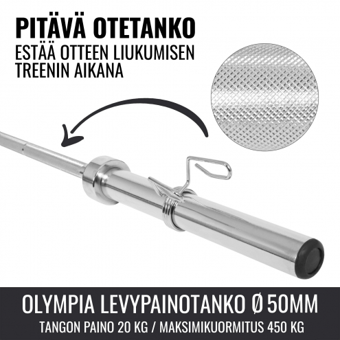 50mm Pro Olympia levytankosarja 127,5kg