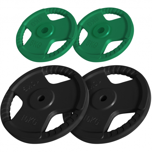 Olympiapainot 30kg (2x10kg ja 2x5kg) Olympiapainot 30kg (2x10kg ja 2x5kg)