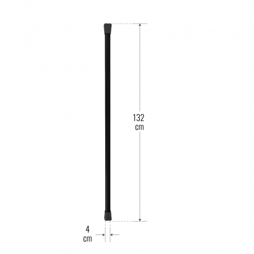 Painotanko Aerobic Bar 1-10kg, 120-132cm, Useita Värejä
