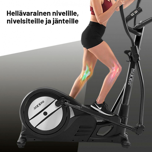 MAXXUS Crosstrainer CX 3.0 Magneettivastuksella 26kg Vauhtipyörällä