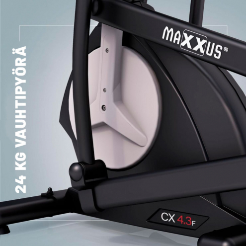 MAXXUS Crosstrainer CX 4.3f Magneettivastuksella 24kg Vauhtipyörällä POISTOMYYNTI