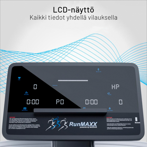 MAXXUS Juoksumatto 9.1 Kokoontaitettava LCD-Näytöllä Max. 140kg