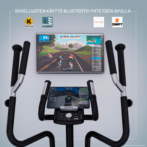 MAXXUS Crosstrainer CX 7.8 Magneettivastuksella 26kg Vauhtipyörällä MAXXUS Crosstrainer CX 7.8 Magneettivastuksella 26kg Vauhtipyörällä