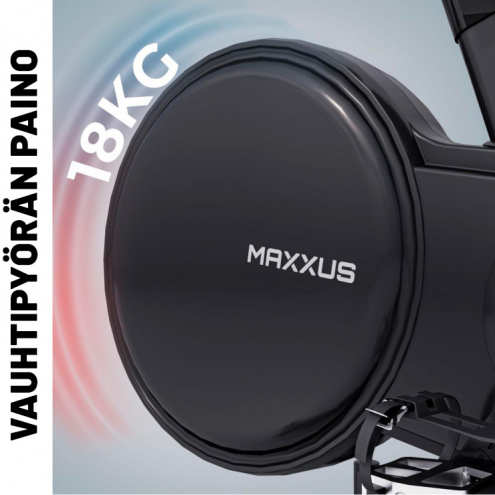 MAXXUS Kuntopyörä S1 Harjoitustietokoneella LCD-Näyttö 18kg Vauhtipyörä