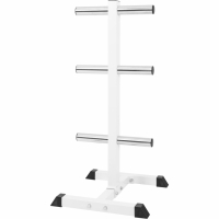 Levypainoteline, Pystymallinen, Ø 50mm, 350kg, Valkoinen