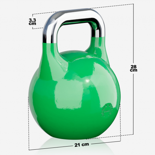 Kisakahvakuula 8 kg - 36 kg, Valettu Teräs, Värikoodattu Kisakahvakuula 8 kg - 36 kg, Valettu Teräs, Värikoodattu