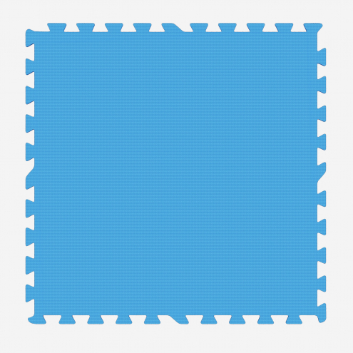 Treenimatto / Palamatto, 8 Palaa 60x60x1,2cm EVA-Vaahtomuovi Sininen