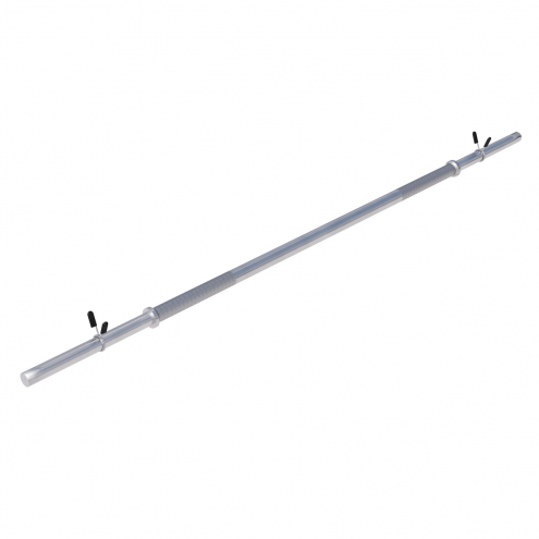 OUTLET! Suora Levytanko / Painonnostotanko 150cm, Ø 30mm, 9.5kg Kromi (Ei lukkoja)