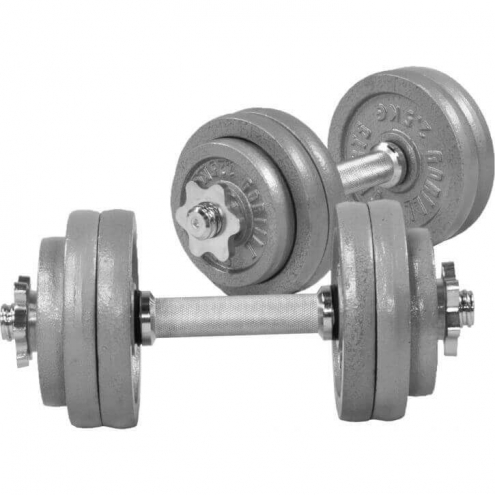 Valurautainen käsipainosetti 30kg Valurautainen käsipainosetti 30kg