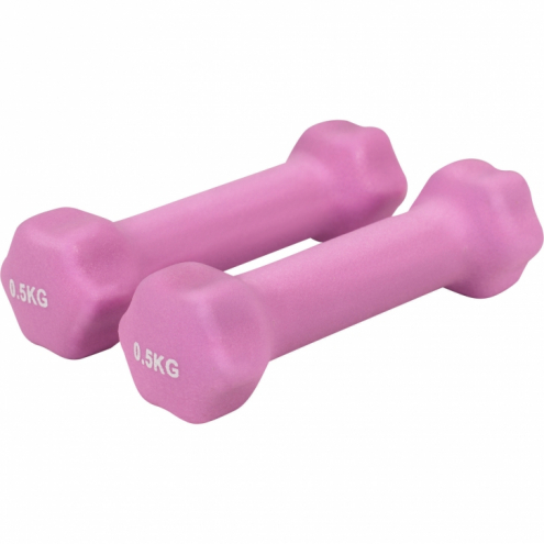 Aerobic käsipainot hexagon 1-10kg Aerobic käsipainot hexagon 1-10kg