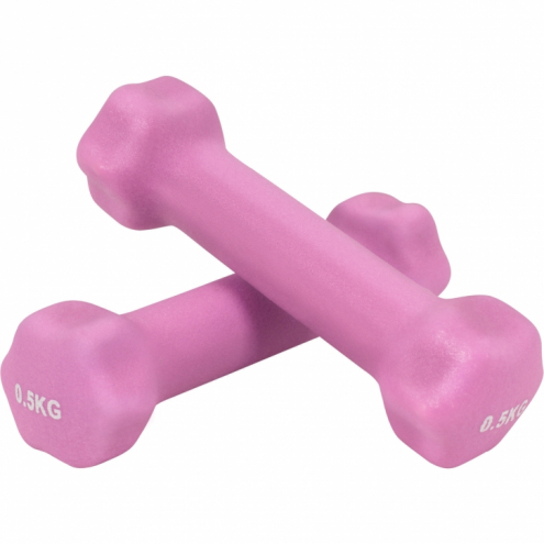 Aerobic käsipainot hexagon 1-10kg Aerobic käsipainot hexagon 1-10kg