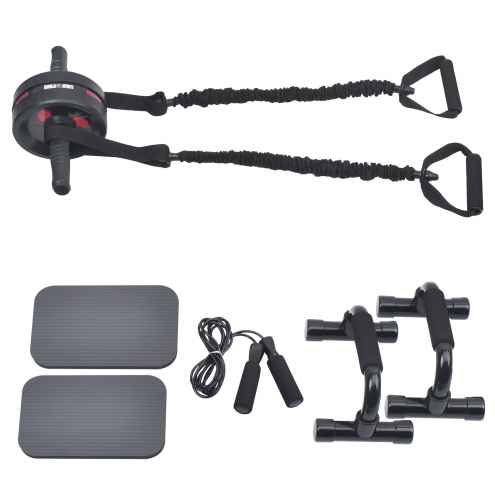 5in1 Kotitreeni Setti / Home Gym Kit, Musta