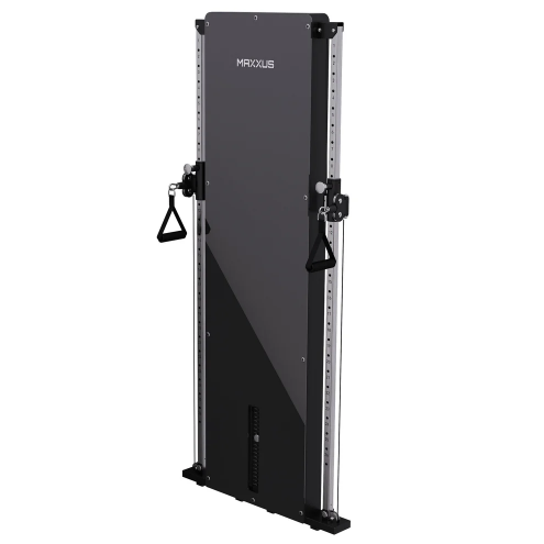 MAXXUS SmartGym H8 Taljalaite Seinään, 50kg Painopakka, 14,3x97x198cm, Musta