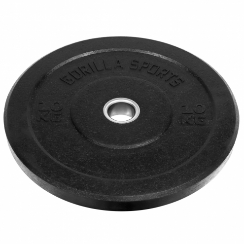 YKSITTÄISKAPPALE! Hi Temp Bumper Levypaino 10kg, 50mm Kuminen Levypaino, Musta