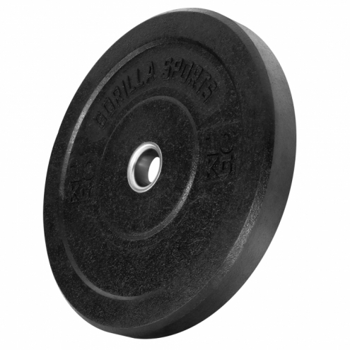YKSITTÄISKAPPALE! Hi Temp Bumper Levypaino 10kg, 50mm Kuminen Levypaino, Musta
