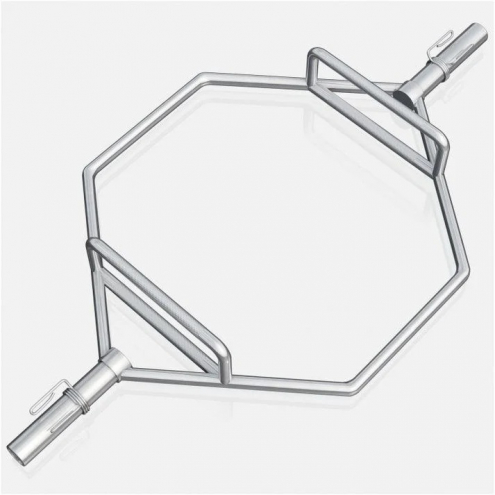 Trap Bar Tanko / Maastavetotanko Jousilukoilla Ø 50mm, 25kg Kromi Trap Bar Tanko / Maastavetotanko Jousilukoilla Ø 50mm, 25kg Kromi