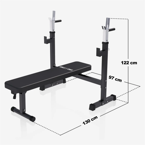 OUTLET, B-LAATU (lue tuotetiedot)! 30mm Treenisetti painonnostopenkillä sis. 115kg levypainoja ja 2x 42cm käsipainotangot