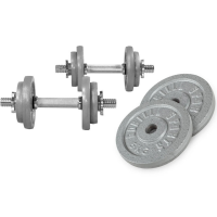 Valurautainen käsipainosetti 30kg