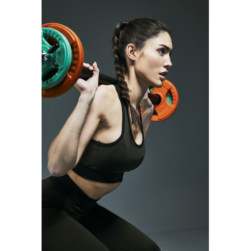 Aerobic Levytanko Jousilukoilla 130cm, Ø 30mm, 2kg Musta/Kromi