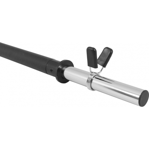 Aerobic Levytanko Jousilukoilla 130cm, Ø 30mm, 2kg Musta/Kromi