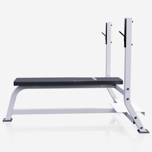 Leveä Painonnostopenkki / Punnerruspenkki 143x110x103cm Max. 250kg Valkoinen
