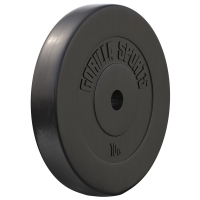 OUTLET! Levypaino 10kg, 30mm Vinyylipaino, Musta