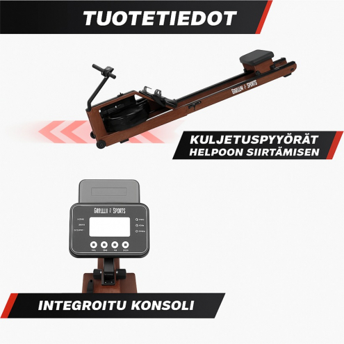 Soutulaite – puurunko, vesivastus ja taittuva rakenne Soutulaite – puurunko, vesivastus ja taittuva rakenne