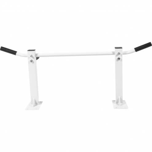 OUTLET! Leuanvetotanko Kattoon Kumikahvoilla 100x40x20cm Max. 350kg Valkoinen