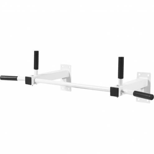OUTLET! Leuanvetotanko Kattoon Kumikahvoilla 100x40x20cm Max. 350kg Valkoinen