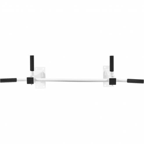 OUTLET! Leuanvetotanko Kattoon Kumikahvoilla 100x40x20cm Max. 350kg Valkoinen