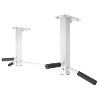 OUTLET! Leuanvetotanko Kattoon Kumikahvoilla 100x40x20cm Max. 350kg Valkoinen
