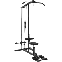 Monitoimitalja Säädettävällä Penkillä Ø 25mm Levypainoille Max. 300kg Musta