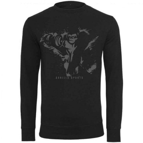 Crewneck Musta/Harmaa Crewneck Musta/Harmaa