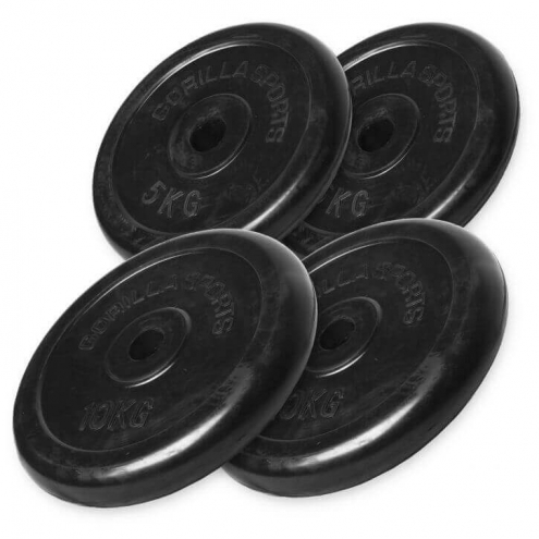 2x5kg 2x10kg kuminen levypaino 2x5kg 2x10kg kuminen levypaino
