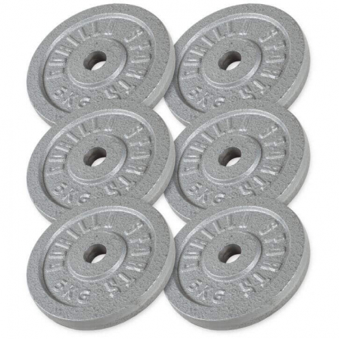 6x5kg valurautapainot 6x5kg valurautapainot