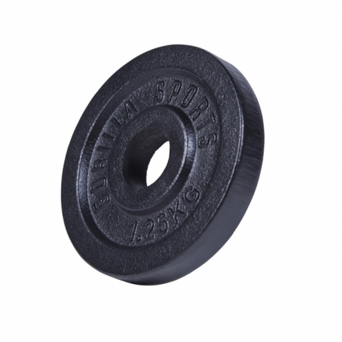 Valurautainen Levypaino 1,25kg Musta Valurautainen Levypaino 1,25kg Musta