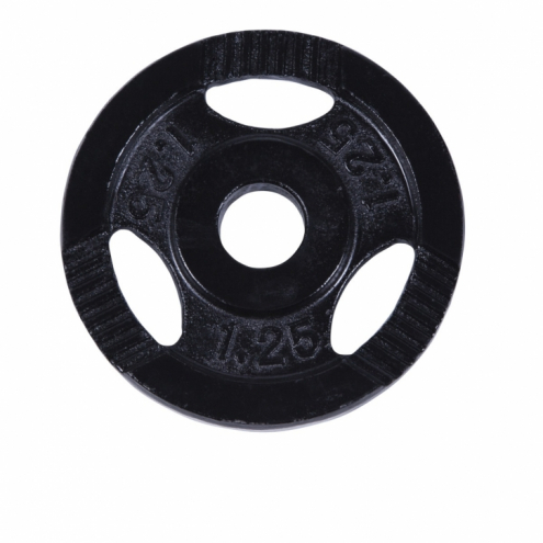 Tri Grip levypaino 1,25 kg, musta Tri Grip levypaino 1,25 kg, musta