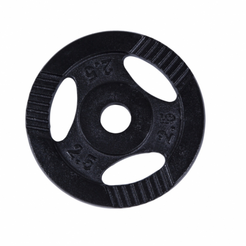 Tri Grip levypaino 2,5 kg, musta Tri Grip levypaino 2,5 kg, musta