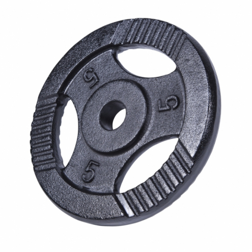 Tri Grip levypaino 5 kg, musta Tri Grip levypaino 5 kg, musta
