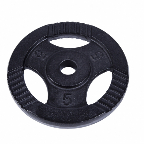 Tri Grip levypaino 5 kg, musta Tri Grip levypaino 5 kg, musta