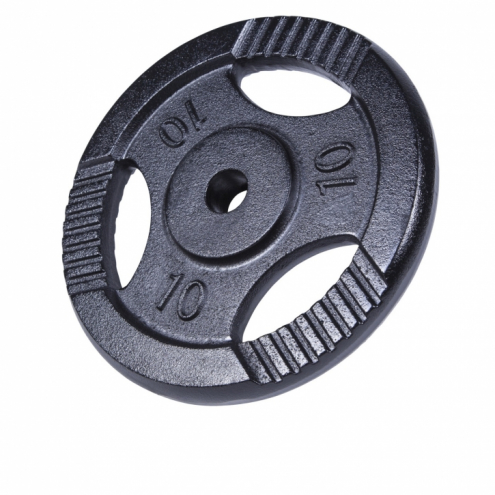Tri Grip levypaino 10 kg, musta Tri Grip levypaino 10 kg, musta