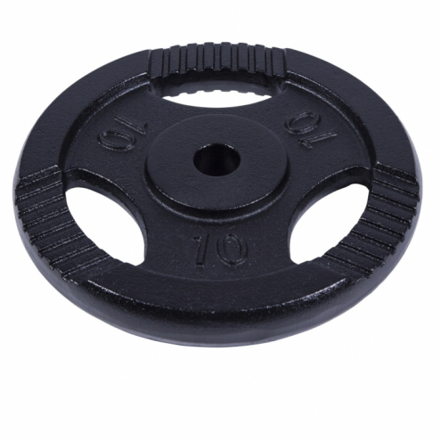 Tri Grip levypaino 10 kg, musta Tri Grip levypaino 10 kg, musta