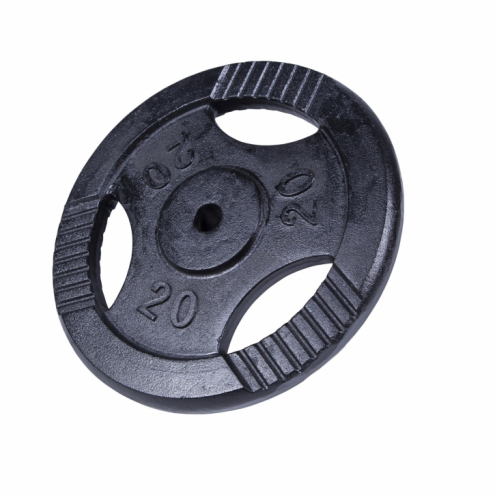 Tri Grip levypaino 20 kg, musta Tri Grip levypaino 20 kg, musta