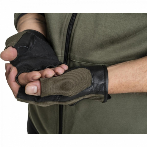 Treenihanskat nahka S, Khaki Treenihanskat nahka S, Khaki