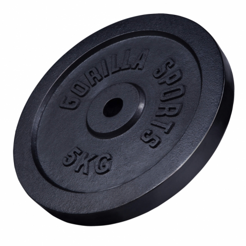 Valurautainen Levypaino 2x10kg 2x5kg Musta Valurautainen Levypaino 2x10kg 2x5kg Musta